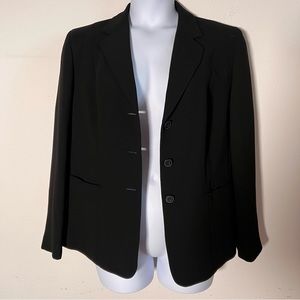 Jones New York Lined Size 16 Black Women’s 3 Button Blazer
